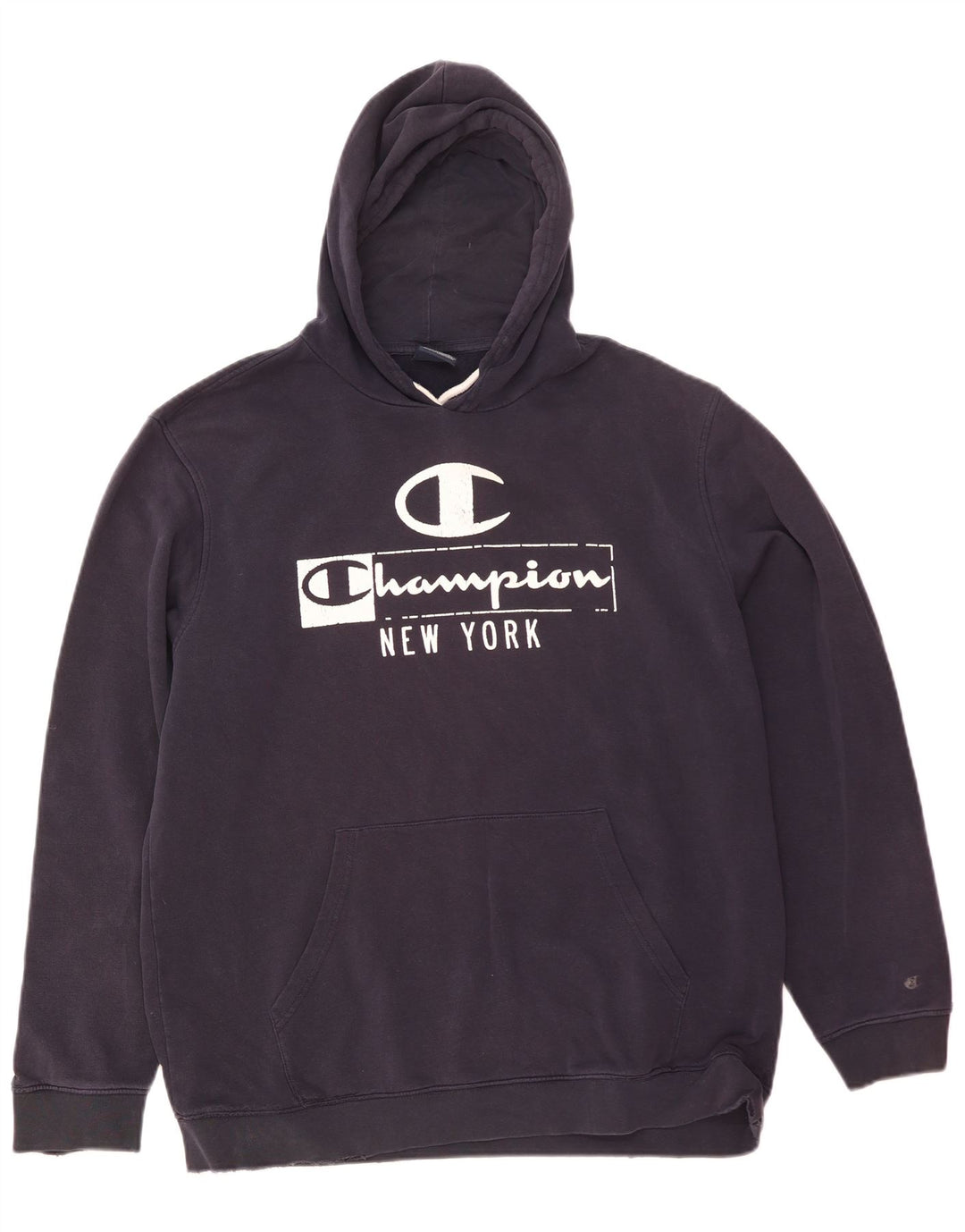 Champion Herren-Kapuzenpullover mit Grafik, 2XL, Marineblau