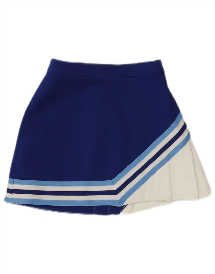 Varsity Damen-Tennisrock, Größe S, Größe S, Blau, Colourblock-Polyester