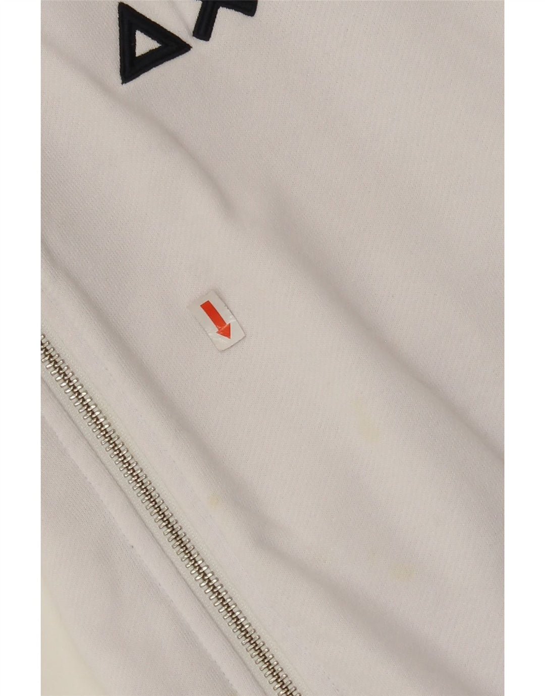SUN68 Mens Tracksuit Top Jacket Large White Cotton
