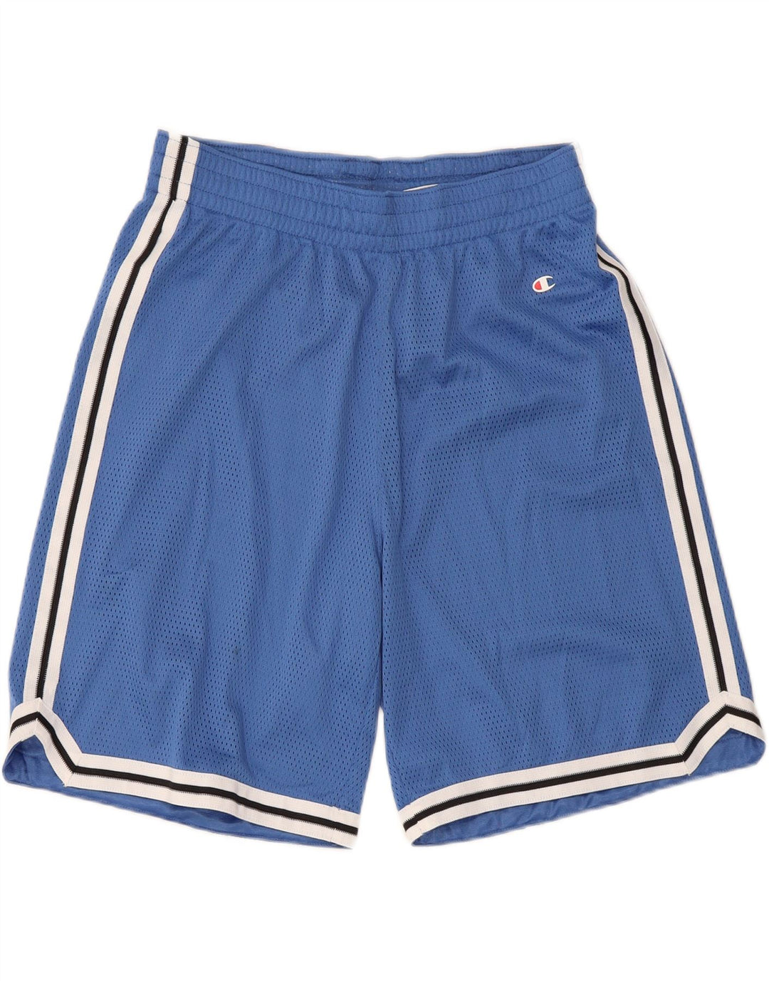 Champion Herren-Sportshorts, klein, blaues Farbblock-Polyester