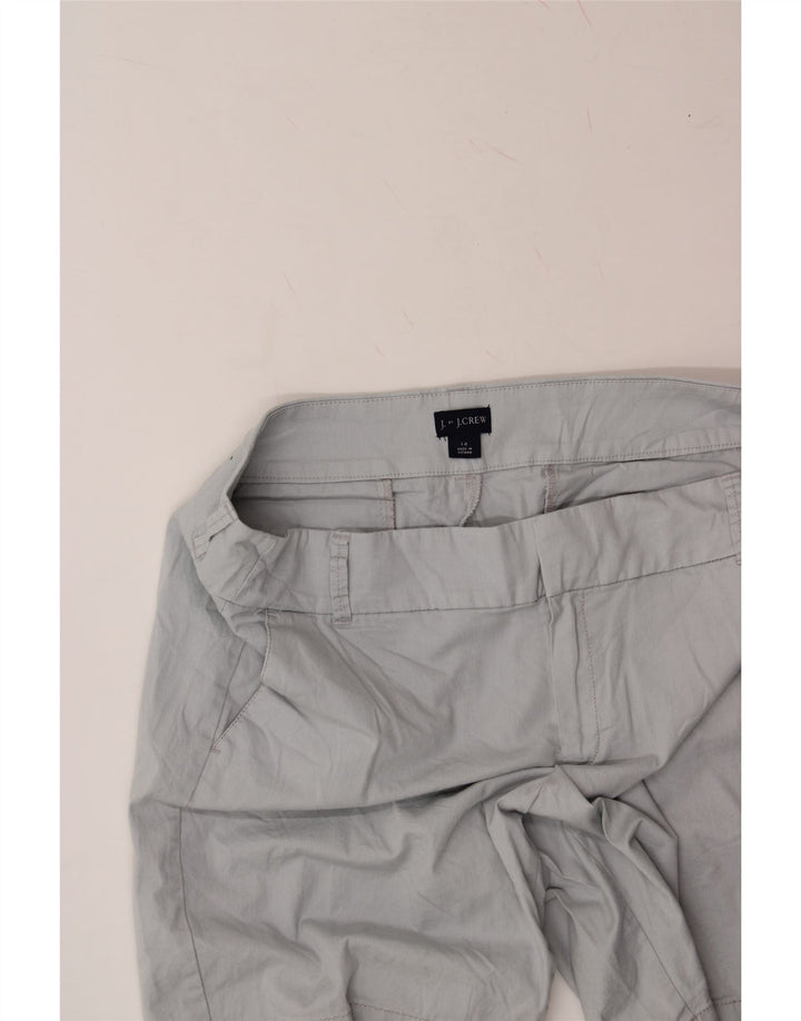 J. CREW Womens Chino Shorts US 14 XL W36 Grey Cotton Vintage J. Crew and Second-Hand J. Crew from Messina Hembry 