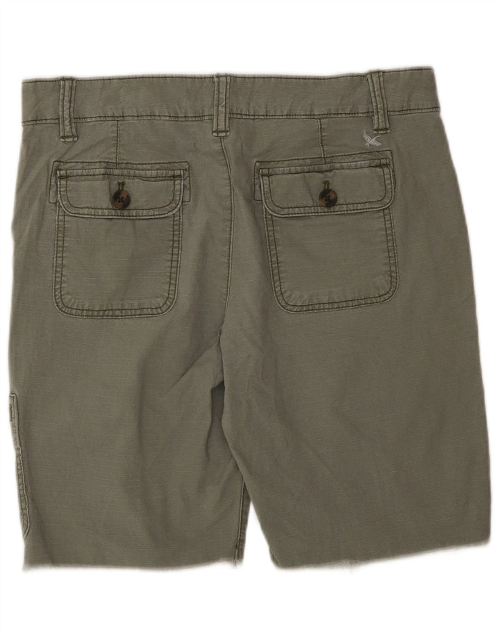 Eddie Bauer Damen Cargoshorts US 6 Medium W30 Khaki Baumwolle