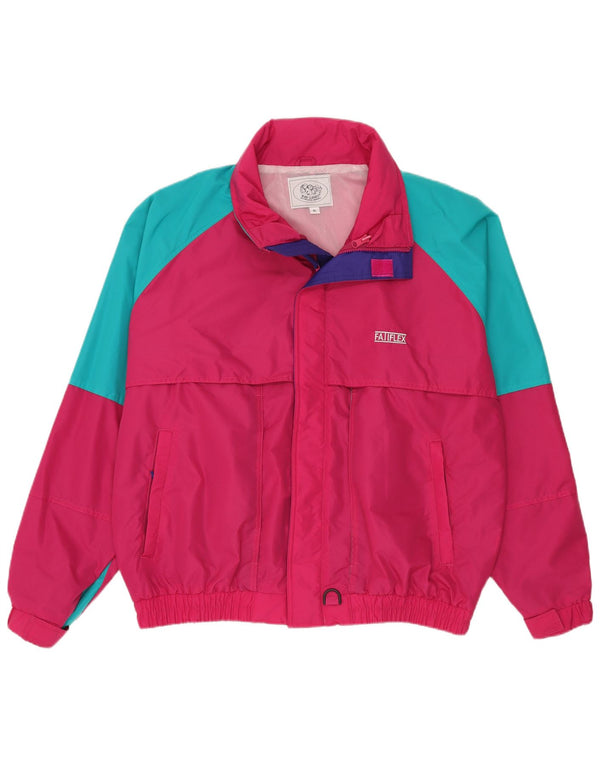 Bad Lands Herren Regenjacke UK 42 XL Pink Colourblock Nylon