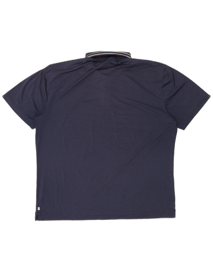CALVIN KLEIN Herren Golf Poloshirt XL Marineblau Polyester