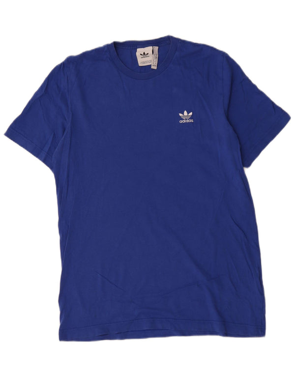 Adidas Herren T-Shirt Top Medium Marineblau Baumwolle