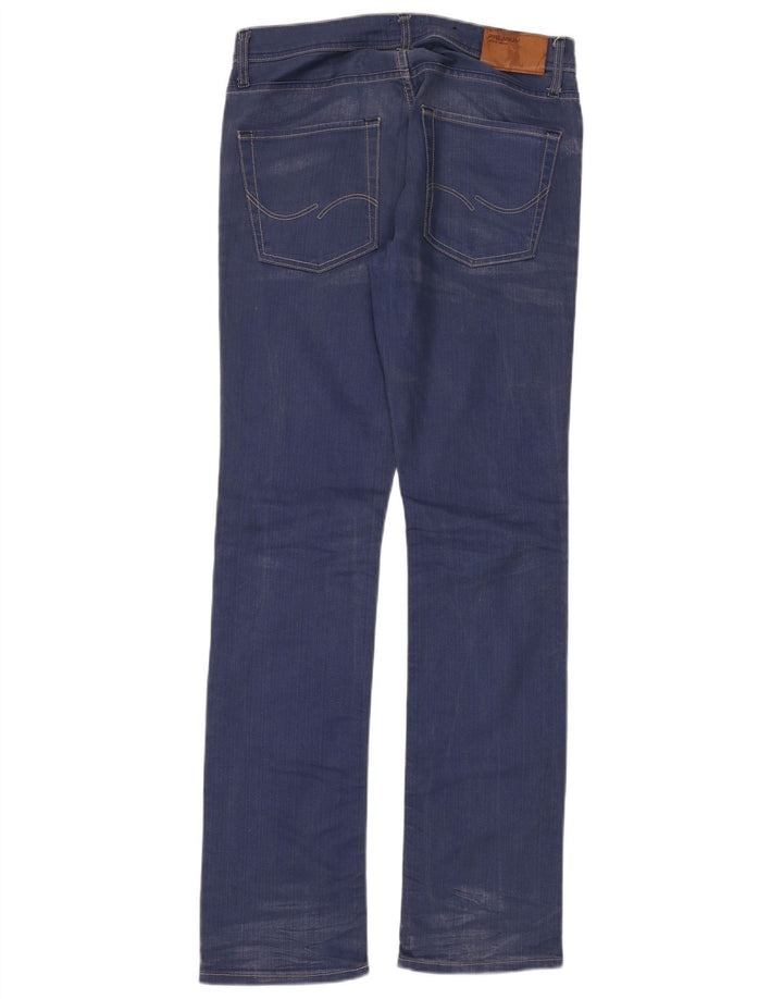 Jack & Jones Herren Straight Jeans W32 L36 Blau