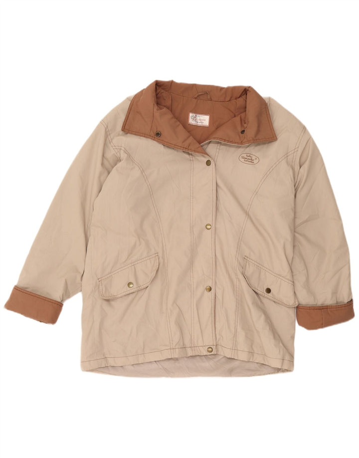 Woodpecker Damen Windjacke UK 10/12 Small Beige Farbblock