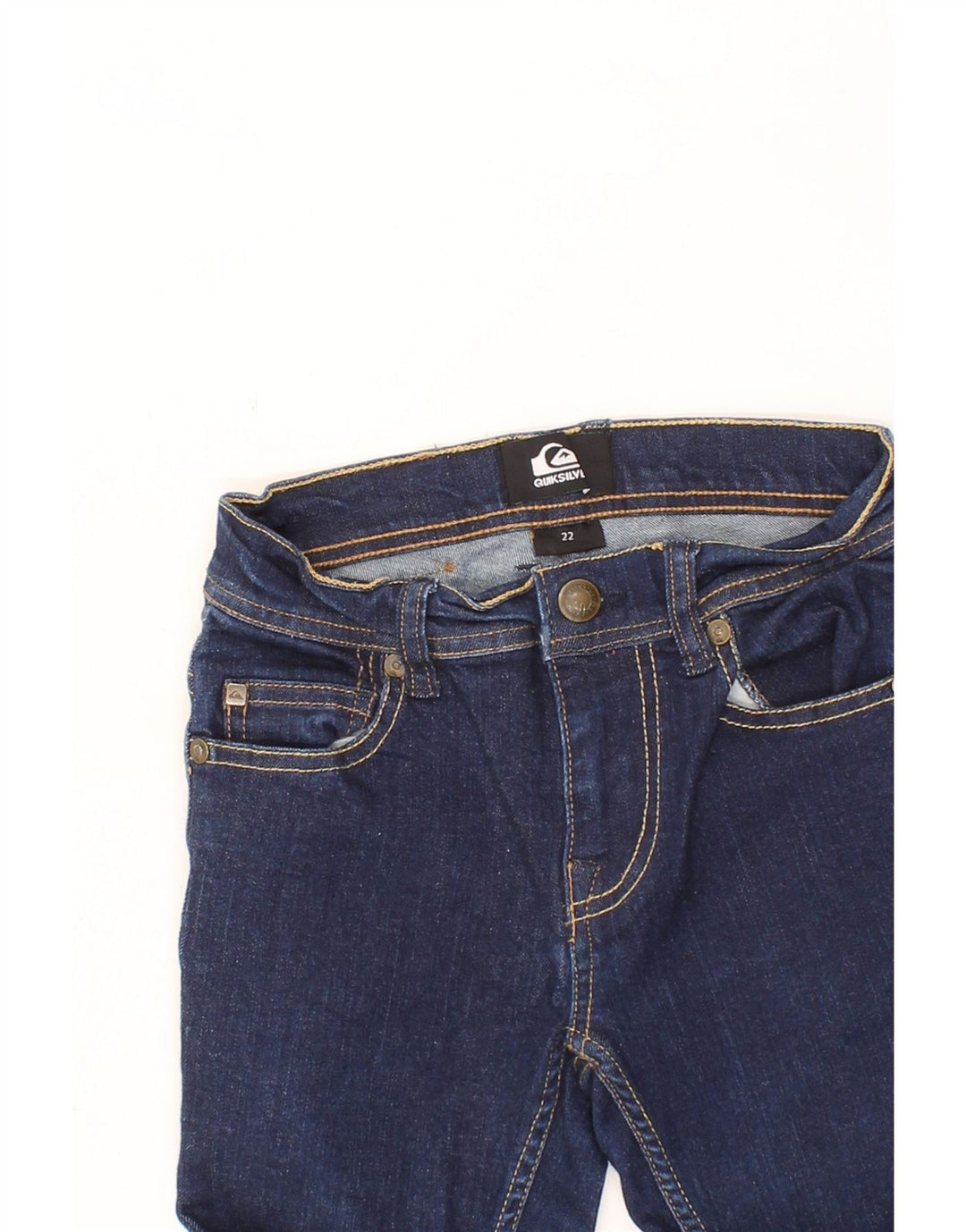 QUIKSILVER Boys Slim Jeans 5-6 Years Blue Cotton Vintage Quiksilver and Second-Hand Quiksilver from Messina Hembry 