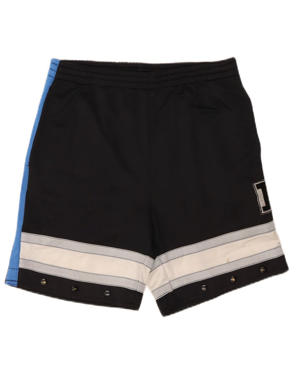 Lotto Herren-Sportshorts UK 38/40 Mittelschwarzes Colourblock-Polyester