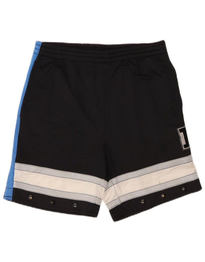 Lotto Herren-Sportshorts UK 38/40 Mittelschwarzes Colourblock-Polyester