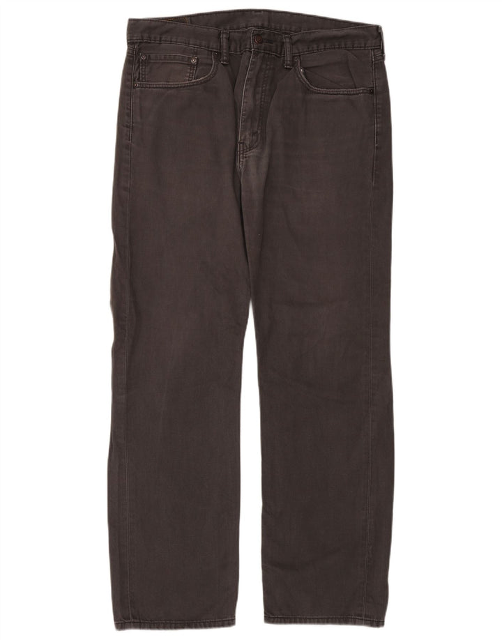 Levi's Herren 505 Straight Jeans W36 L32 Graue Baumwolle