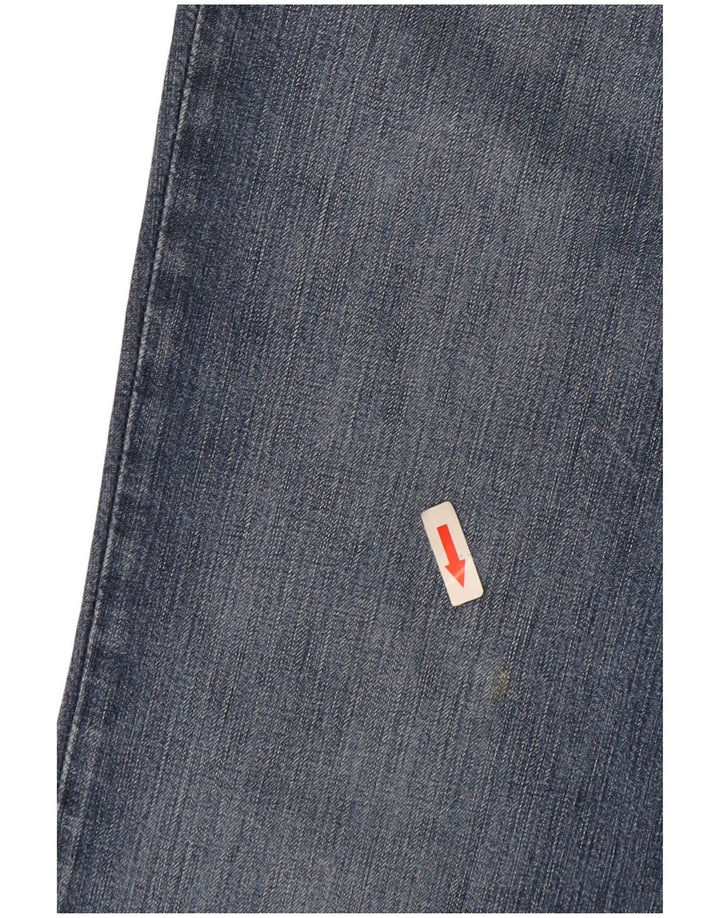 Lacoste Damen Bootcut Jeans Größe 40 Mittel W27 L31 Blaue Baumwolle