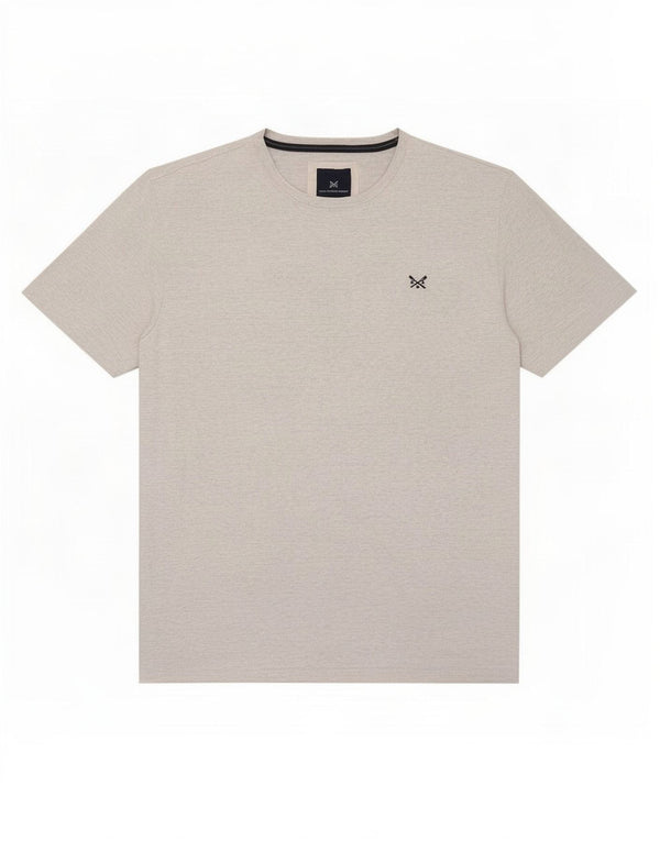 Crew Clothing Herren T-Shirt Top Large Grau Baumwolle