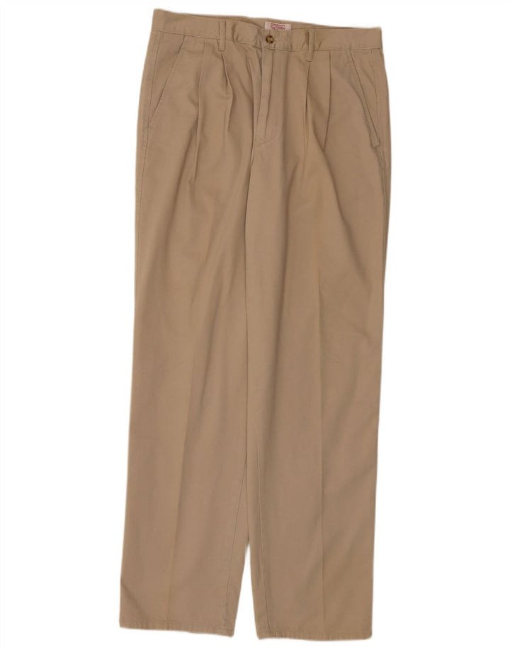 Stefanel Mens Pegged Chino Hose IT 50 Large W36 L33 Beige Baumwolle