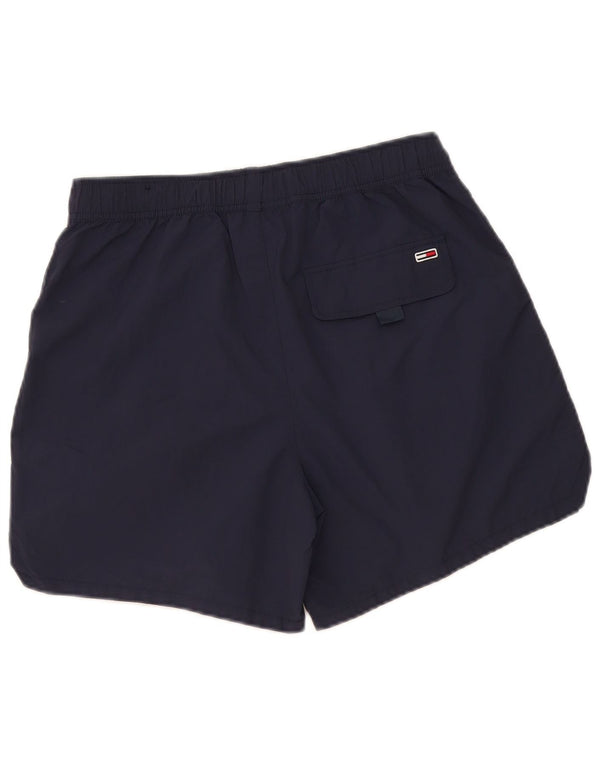 Tommy Hilfiger Herren Badeshorts mit Grafik, Größe S, Marineblau, Polyamid
