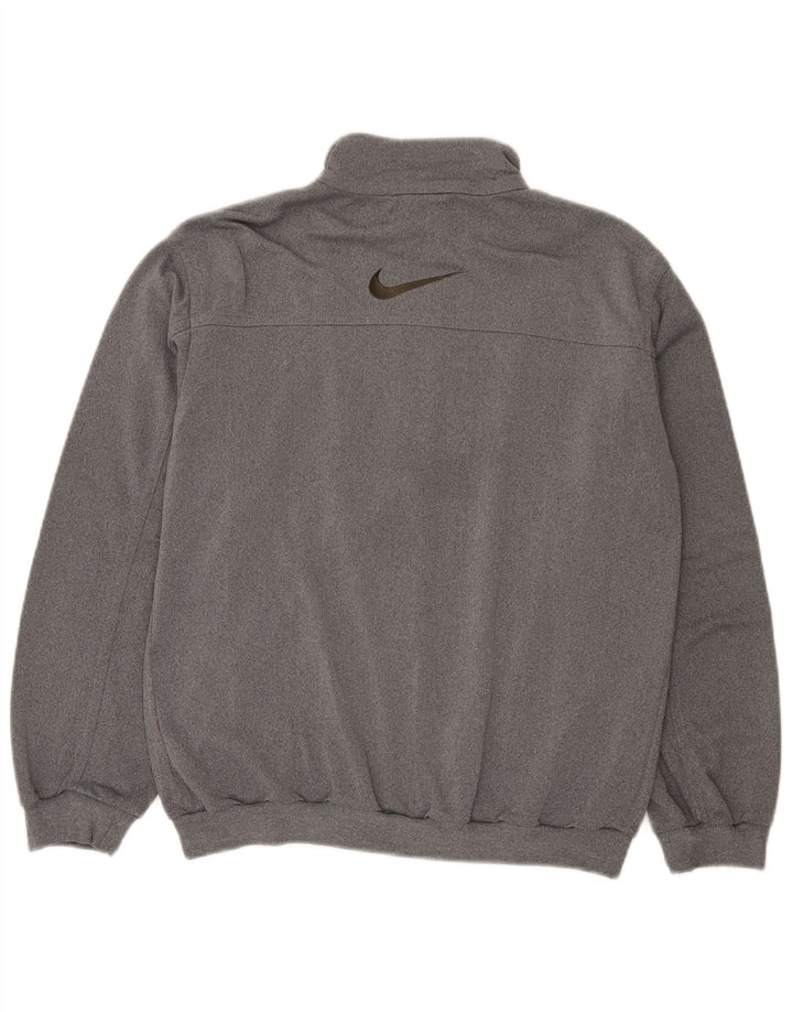Nike Jungen Grafik-Trainingsanzug-Top-Jacke, 12–13 Jahre, groß, grau gefleckt