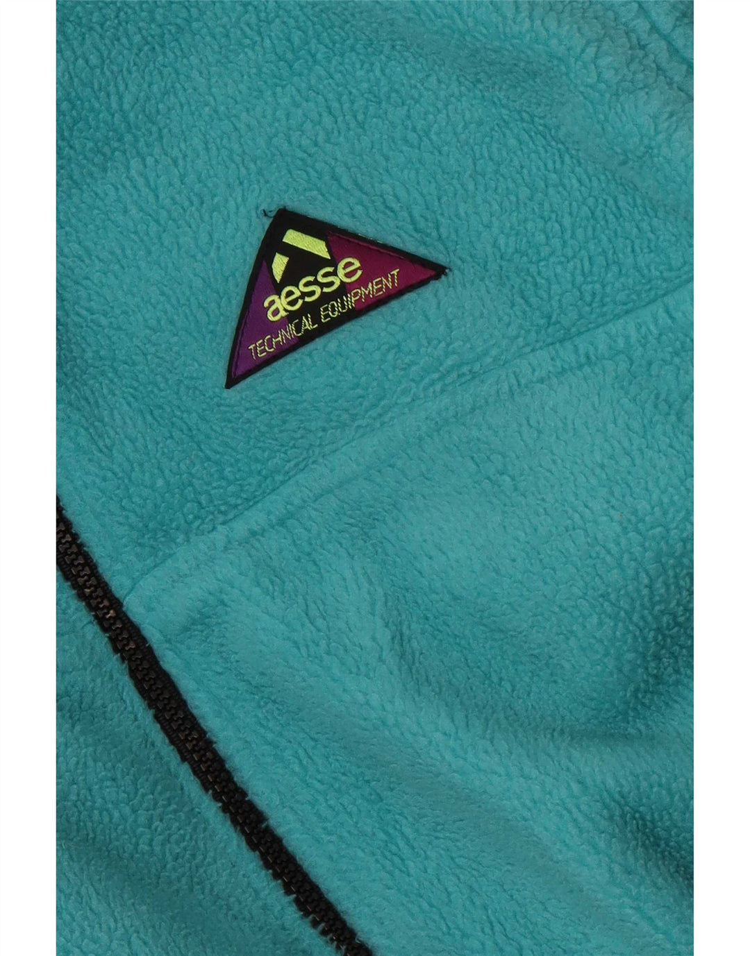 Aesse Herren Fleecejacke UK 38 Medium Türkis Polyester Sport