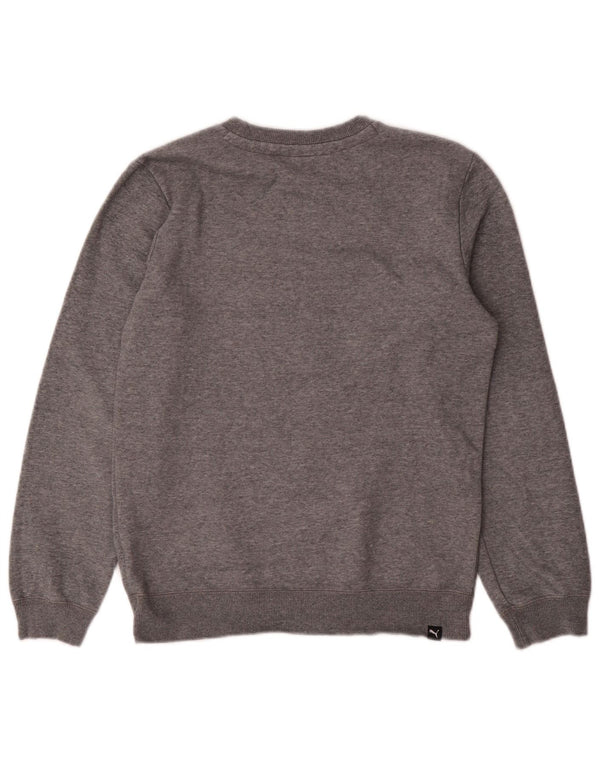 PUMA Jungen Graphic Sweatshirt Pullover 13-14 Jahre Grau