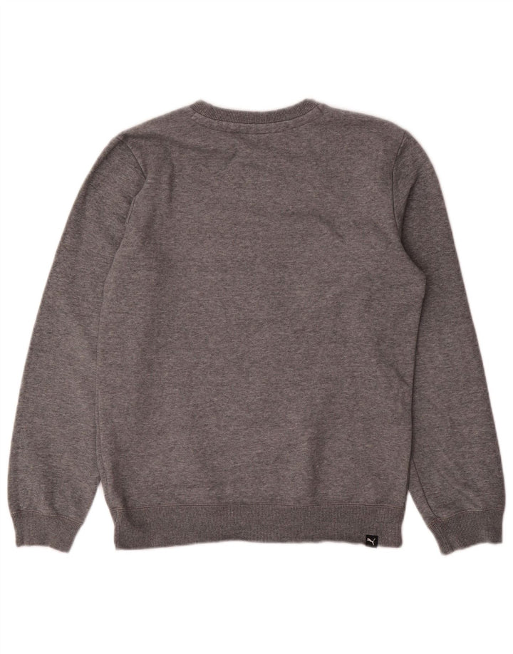 PUMA Jungen Graphic Sweatshirt Pullover 13-14 Jahre Grau