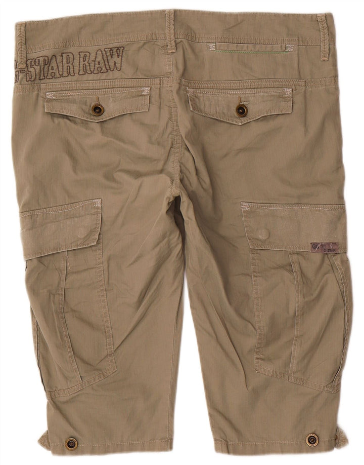 G-Star Herren Cargo-Bermudashorts, Größe L, W34, Beige, Baumwolle