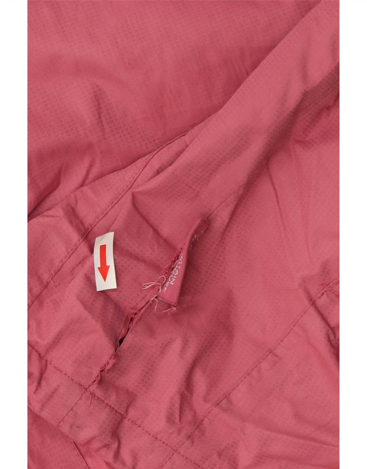 Mountain Warehouse Damen-Regenmantel mit Kapuze, UK 14, Größe L, Rosa, Polyester