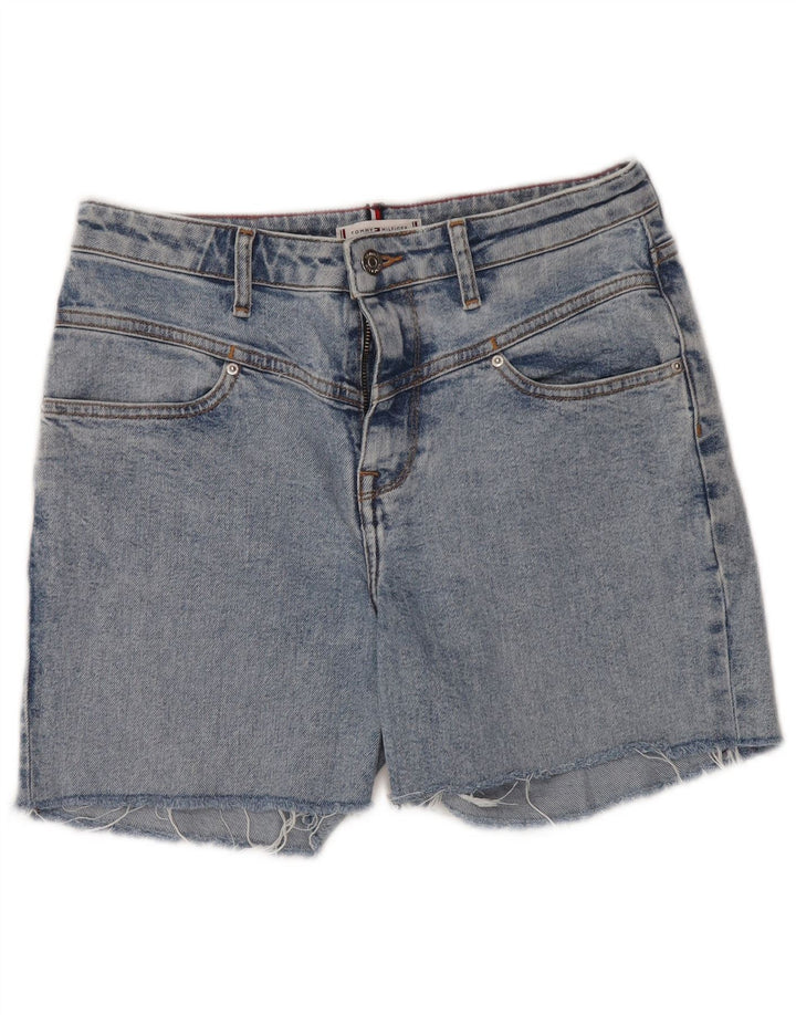 Tommy Hilfiger Damen Jeansshorts W29 Mittelblau Klassisch