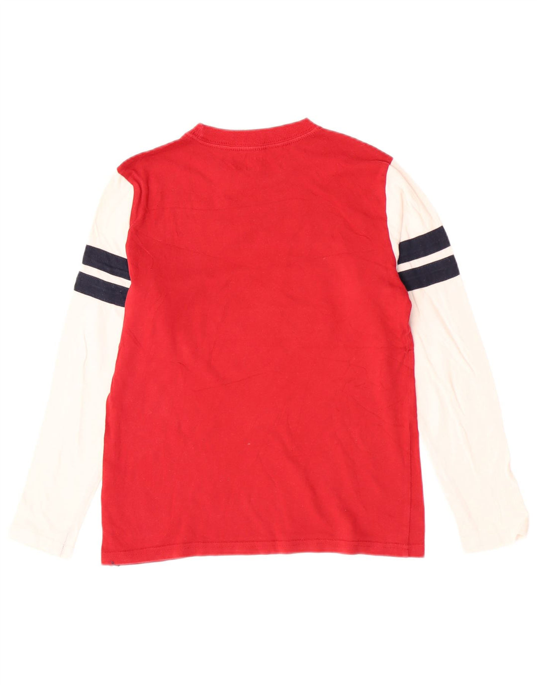 Tommy Hilfiger Jungen-Oberteil mit Grafik, langärmlig, 8–9 Jahre, Mittelrot