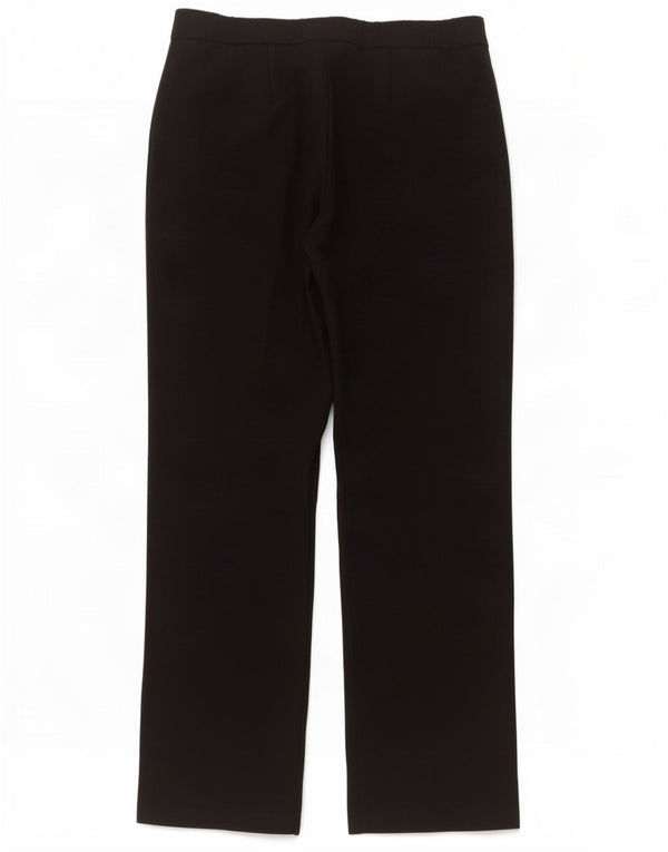 Marks & Spencer Damen Gerade Freizeithose UK 10 Small W30 L28 Schwarz