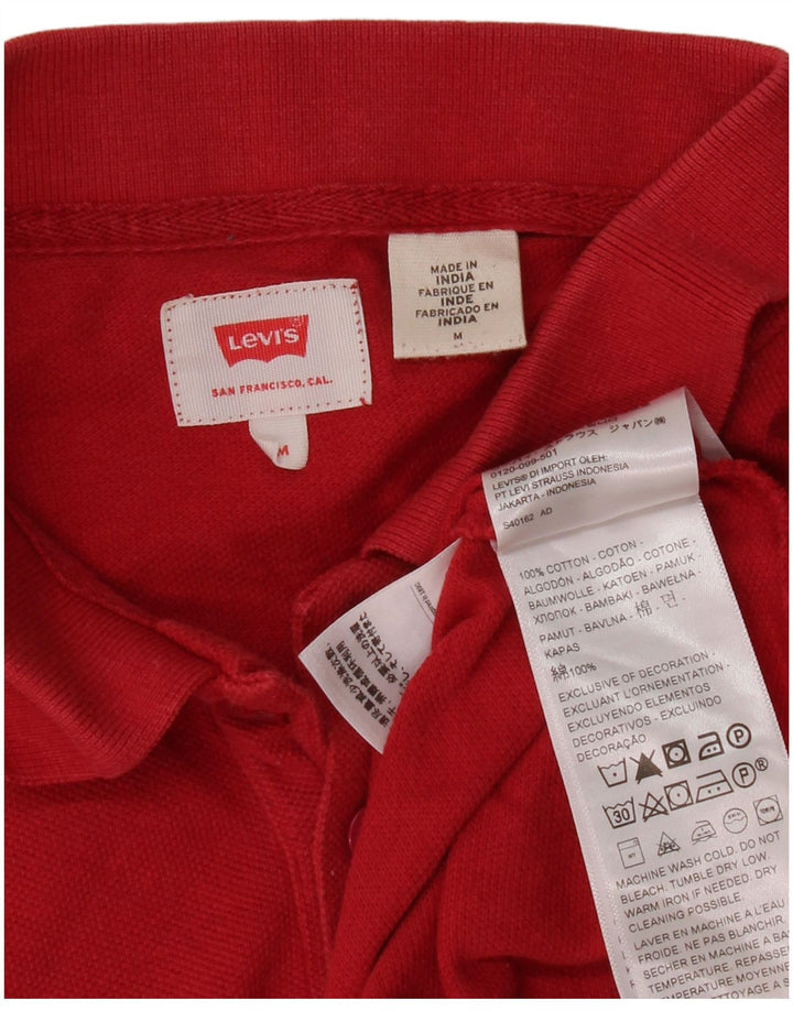 Levi's Herren-Poloshirt aus mittelroter Baumwolle