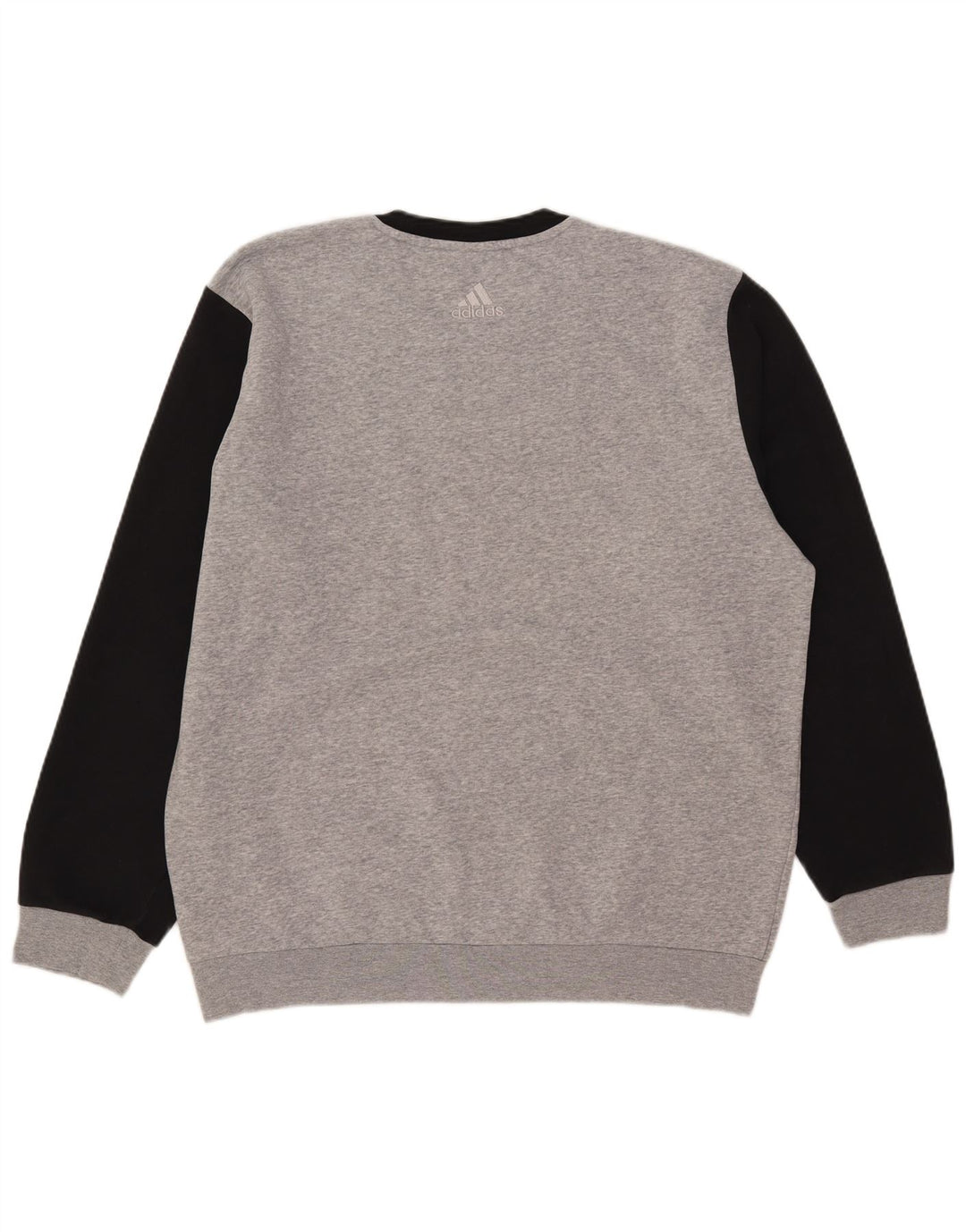 Adidas Herren Grafik-Sweatshirt-Pullover, groß, Grau, Farbblock