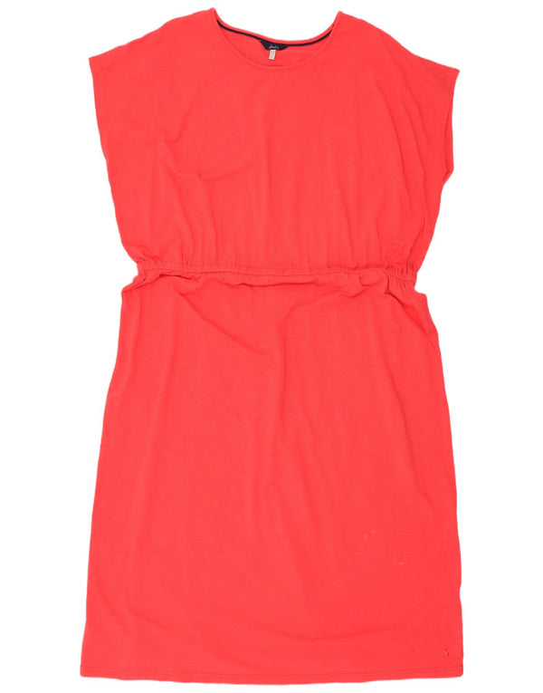 Joules Damen Etuikleid UK 22 3XL Rote Baumwolle
