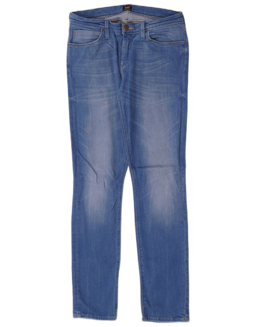 Lee Damen Jade Slim Jeans W31 L31 Blaue Baumwolle