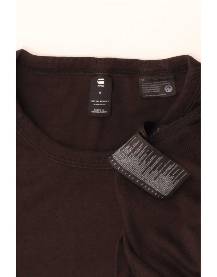 G-Star Herren-Oberteil, langärmelig, mittelschwarz, Baumwolle