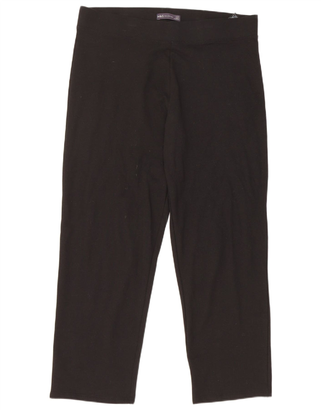 Marks & Spencer Damen-Trainingshose, UK-Größe 44, Größe L, Schwarz, Baumwolle