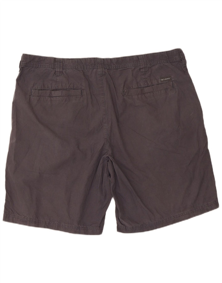 Columbia Herren Chino Shorts W42 2XL Graue Baumwolle