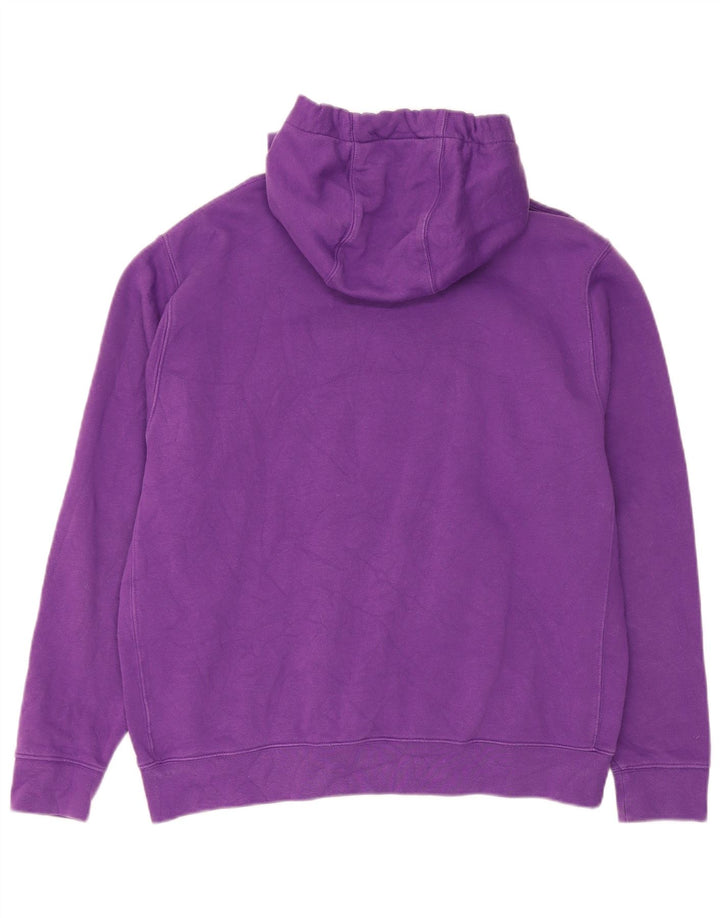 Nike Herren Kapuzenpullover, Größe L, Lila, Baumwolle