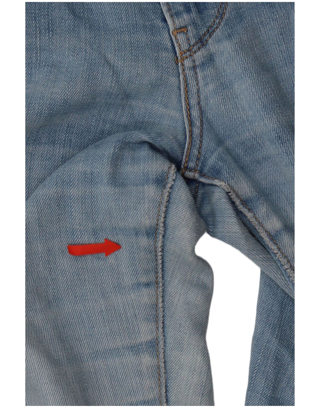 Levi's Damen 711 Skinny Jeans W27 L30 Blaue Baumwolle