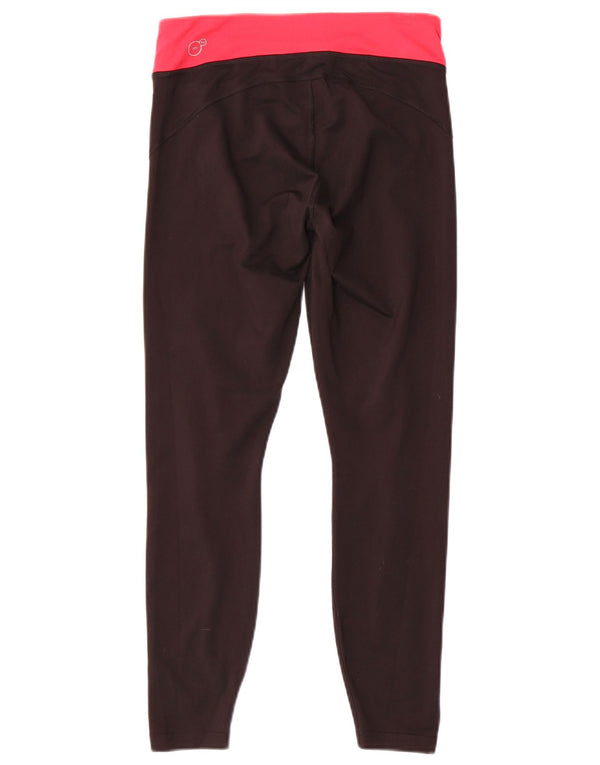 Puma Damen Leggings UK 10 Small Schwarz Colourblock