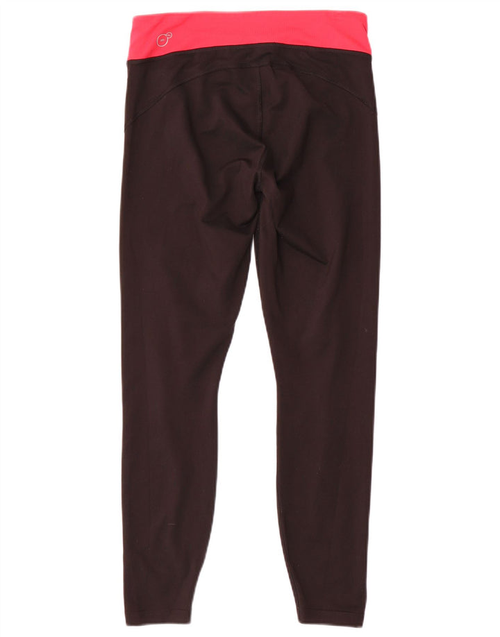 Puma Damen Leggings UK 10 Small Schwarz Colourblock