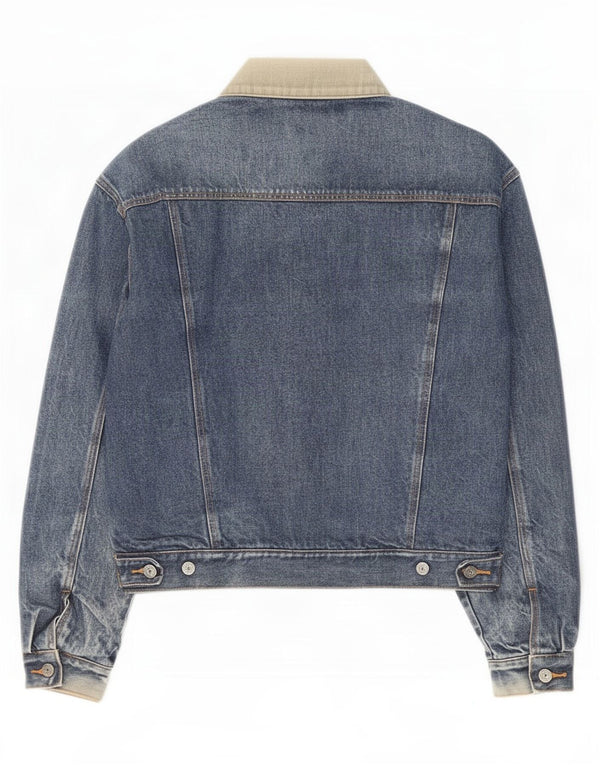 Vingar Herren Jeansjacke UK 42 XL Blauer Farbblock