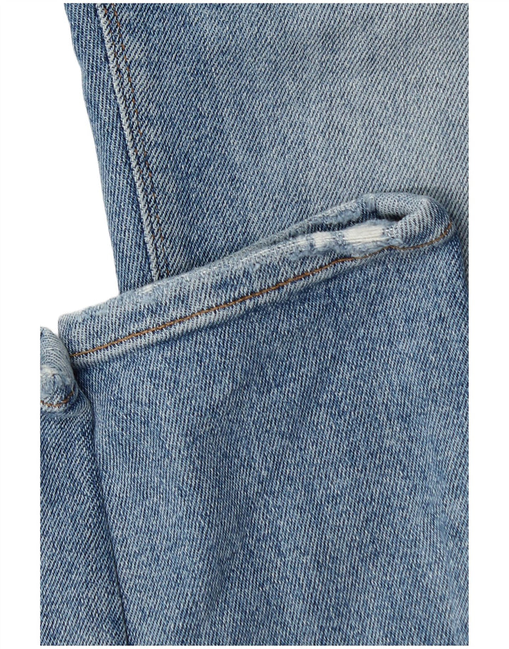 Zara Damen Distressed Skinny Jeans EU 38 Small W28 L27 Blau