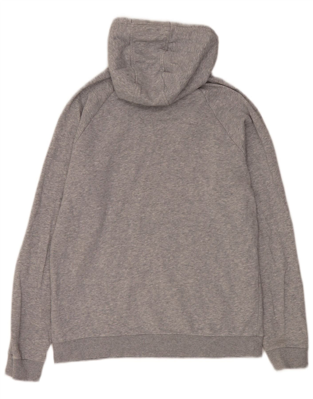 Under Armour Herren-Kapuzenpullover aus mittelgrau gefleckter Baumwolle