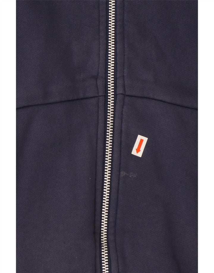 Nike Herren-Kapuzenpullover mit grafischem Reißverschluss, mittelgroß, Marineblau