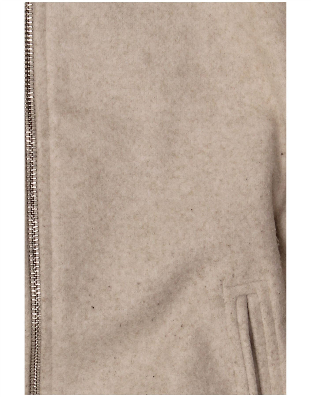Zara Damen Crop Übergroße Bomberjacke UK 10 Small Beige Polyester
