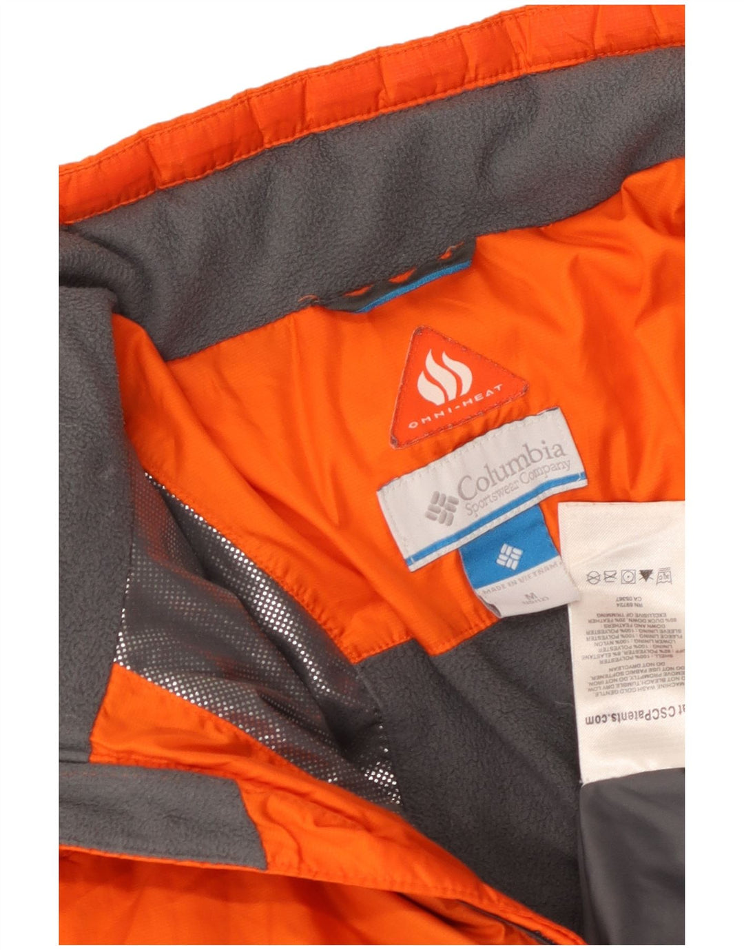 Columbia Omni-Heat Wattierte Jacke für Jungen, 10–11 Jahre, mittelorangefarbenes Polyester