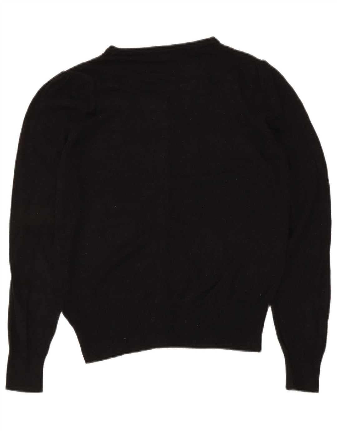 Zara Damen-Cardigan-Pullover UK 8 Small Schwarze Viskose