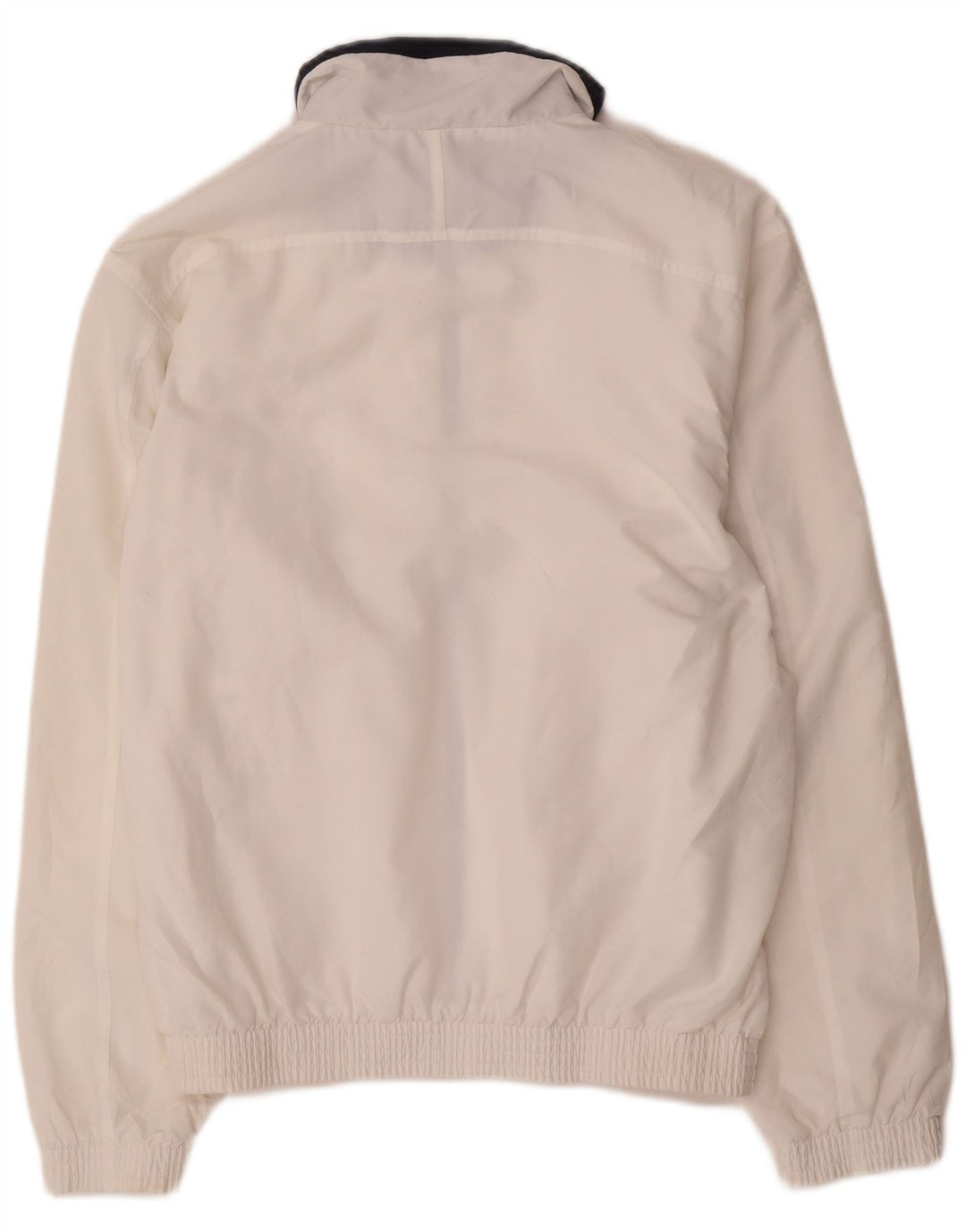 Champion Herren-Trainingsanzug-Top-Jacke, mittelweißes Polyester