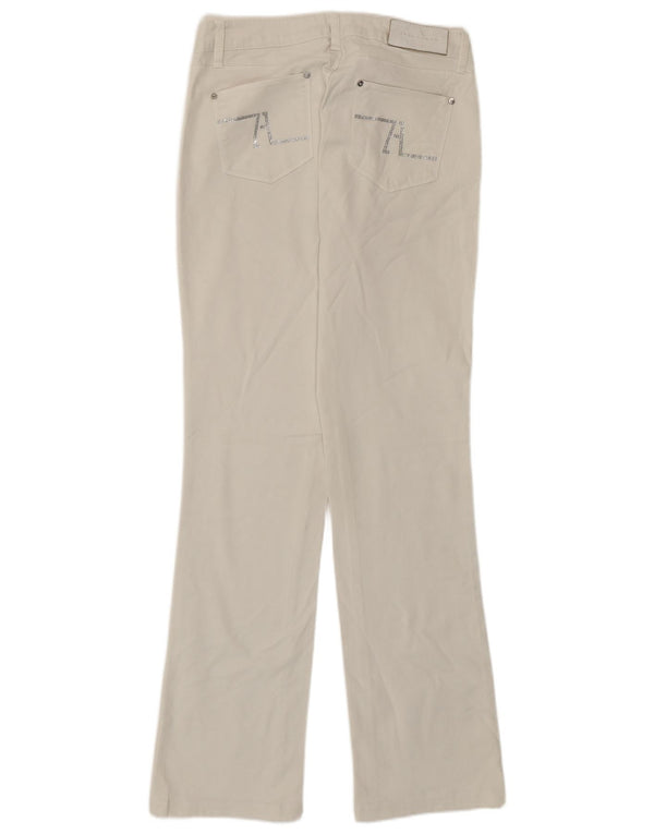 Zara Damen Straight Jeans EU 40 Medium W30 L30 Weiße Baumwolle