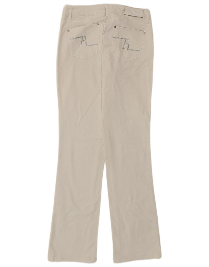 Zara Damen Straight Jeans EU 40 Medium W30 L30 Weiße Baumwolle