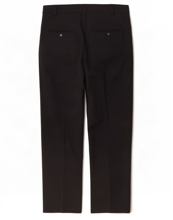 Marks & Spencer Damen Gerade Chinohose UK 16 Large W36 L27 Schwarz